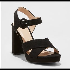 Women's Crossband Platform Ankle Strap Sandals